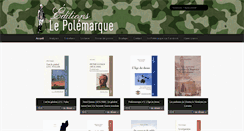 Desktop Screenshot of editions-lepolemarque.com